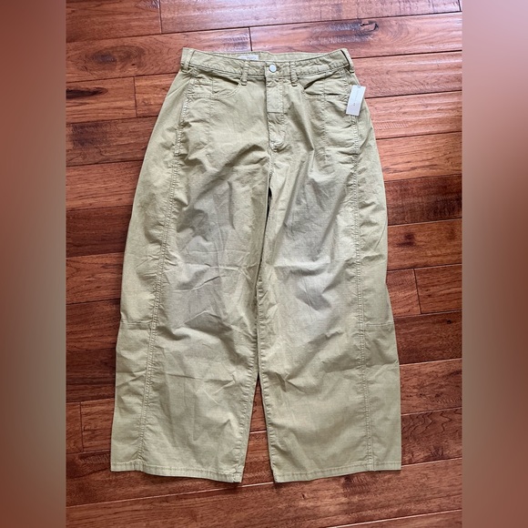 Pilcro Pants - NWT Anthropologie Pilcro Tan Cedar Barrel Pants, size 29